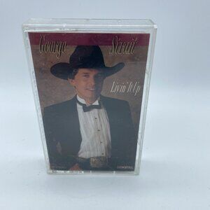George Strait (Cassette Tape) Livin' It Up 1990 MCA
